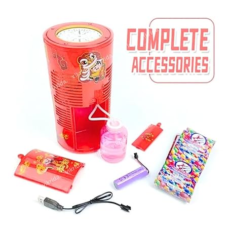 Firework bubble machine