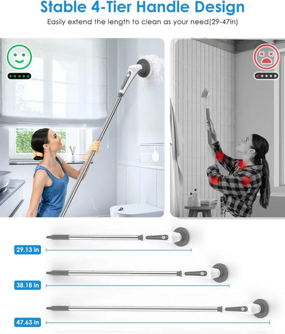 9 in 1 Cordless Electric Spin Scrubber