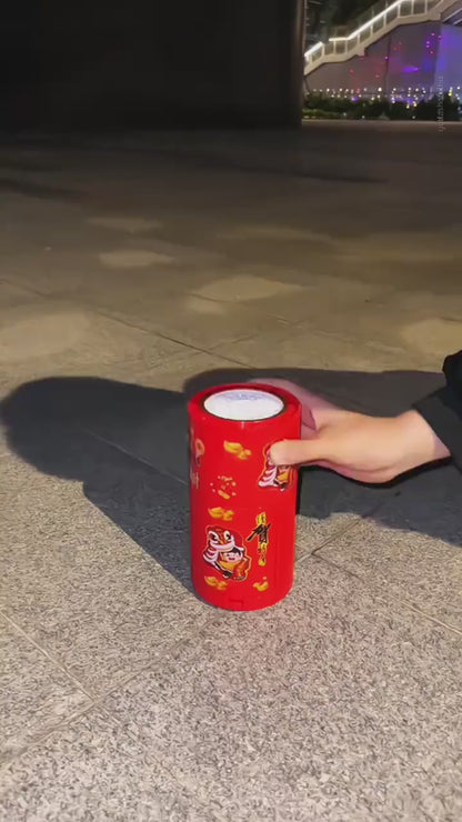 Firework bubble machine