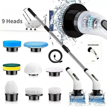 9 in 1 Cordless Electric Spin Scrubber
